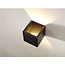 Moderne Kubus LED Wandlamp 3000K Zwart | Artdelight Cube