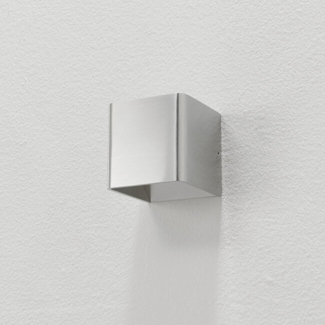 Design Kubus LED Wandlamp Aluminium | Artdelight Fulda