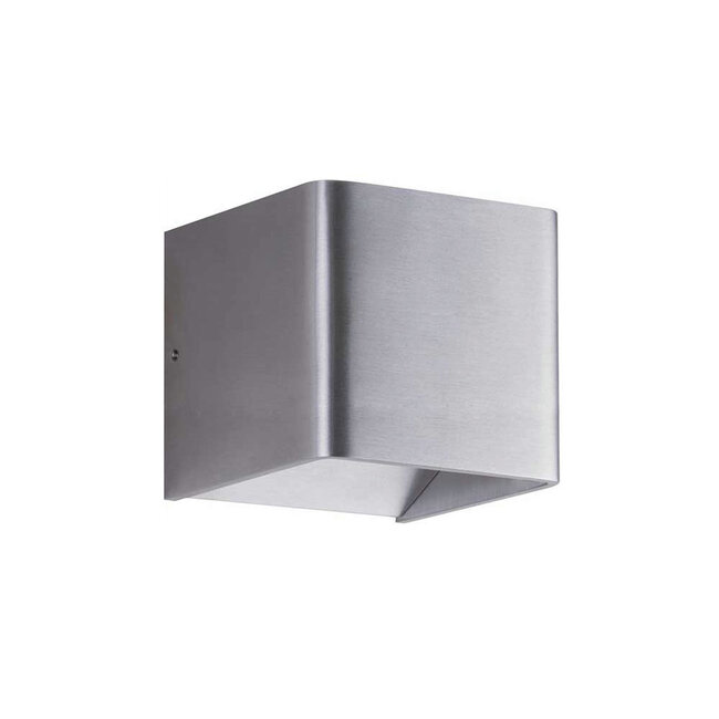Design Kubus LED Wandlamp Aluminium | Artdelight Fulda