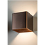 Design Kubus LED Wandlamp Donker Brons | Artdelight Fulda