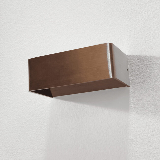 Design LED Wandlamp Donker Brons | Artdelight Mainz