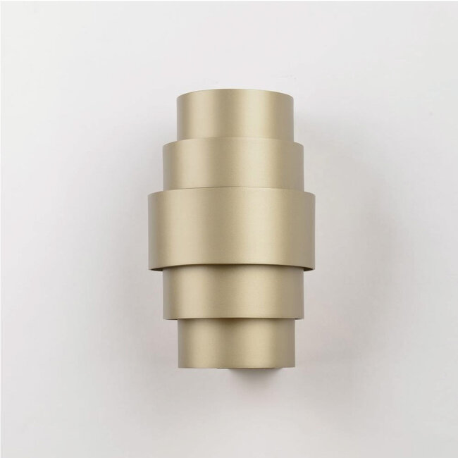 Industriële Design Wandlamp Champagne | Artdelight Rolls