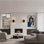 Moderne Design Wandlamp Zwart/Mat Goud | Artdelight Layers