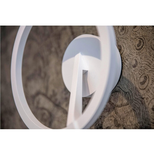 Moderne LED Design Wandlamp Wit | Artdelight Oregon