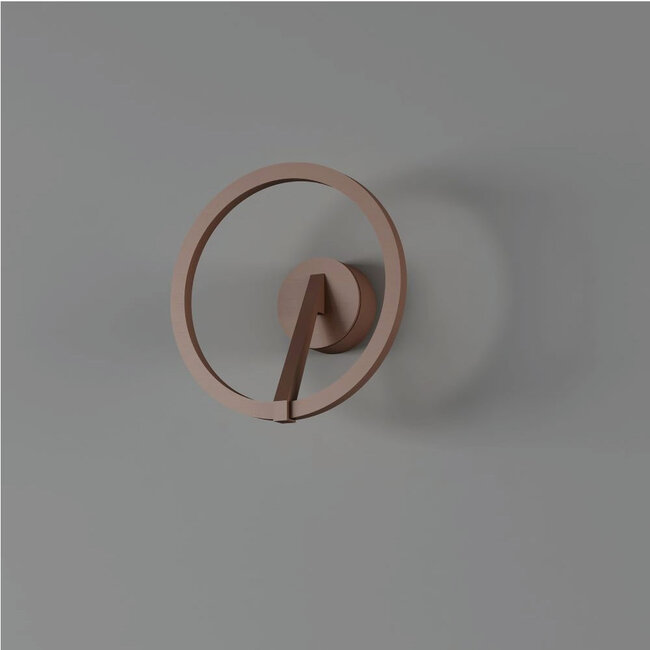 Moderne LED Design Wandlamp Donker Brons | Artdelight Oregon