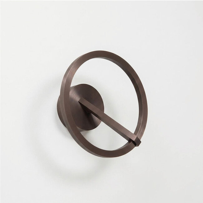 Moderne LED Design Wandlamp Donker Brons | Artdelight Oregon