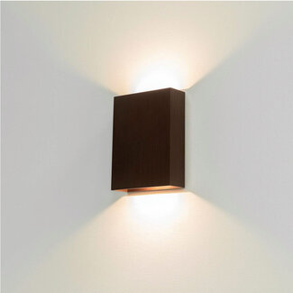 Artdelight Industriële LED Wandlamp Donker Brons | Artdelight Memphis