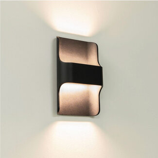 Artdelight Industriële LED Design Wandlamp Zwart | Artdelight Dallas