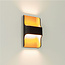 Industriële LED Design Wandlamp Zwart/Koper | Artdelight Dallas