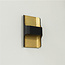 Industriële LED Design Wandlamp Zwart/Mat Goud | Artdelight Dallas