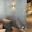Ronde LED Design Wandlamp Aluminium | Artdelight Denver
