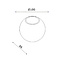 Ronde LED Design Wandlamp Aluminium | Artdelight Denver