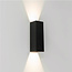 Moderne Rechthoekige LED Wandlamp 25cm Zwart | Artdelight Vegas 250