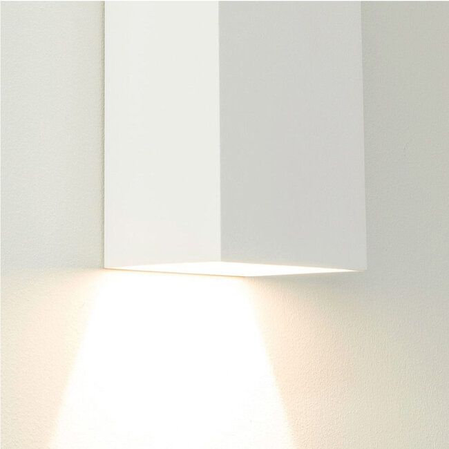 Moderne Rechthoekige LED Wandlamp 25cm Wit | Artdelight Vegas 250