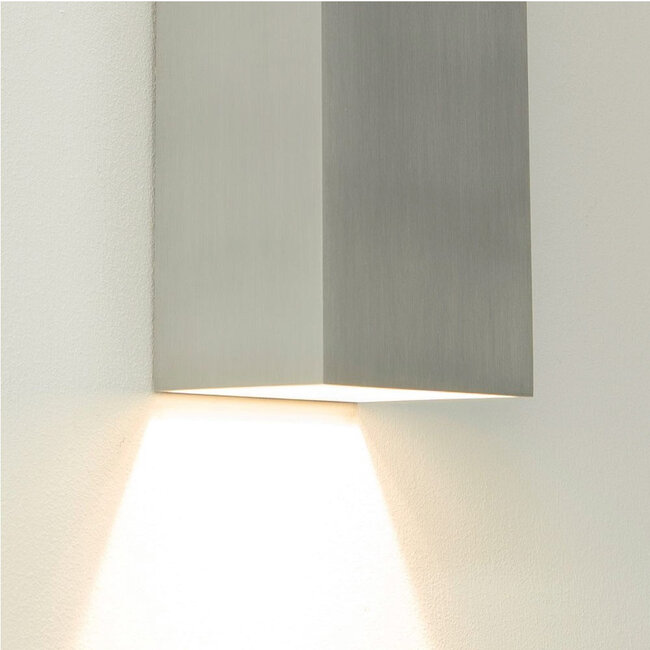 Moderne Rechthoekige LED Wandlamp 25cm Aluminium | Artdelight Vegas 250