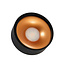 Ronde LED Design Plafondlamp Zwart/Koper | Artdelight Orlando