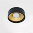 Ronde LED Design Plafondlamp Zwart/Mat Goud | Artdelight Orlando