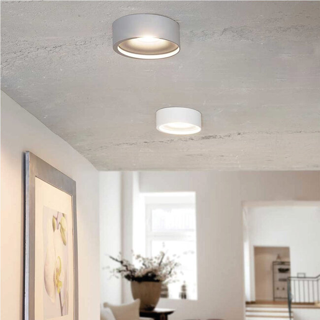 Ronde LED Design Plafondlamp Aluminium | Artdelight Orlando