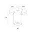 Moderne 1-lichts Spot met GU10 fitting Champagne | Artdelight Megano 1L