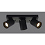 Moderne 3-lichts Spot met GU10 fittingen Zwart | Artdelight Megano 3L
