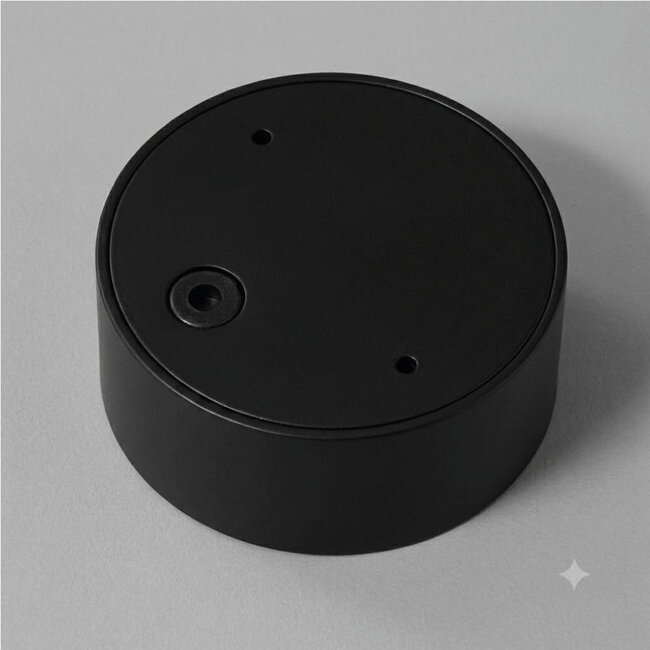 Ronde LED Plafondlamp IP54 Zwart | Artdelight Oran