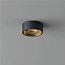Ronde LED Plafondlamp IP54 Zwart/Mat Goud | Artdelight Oran
