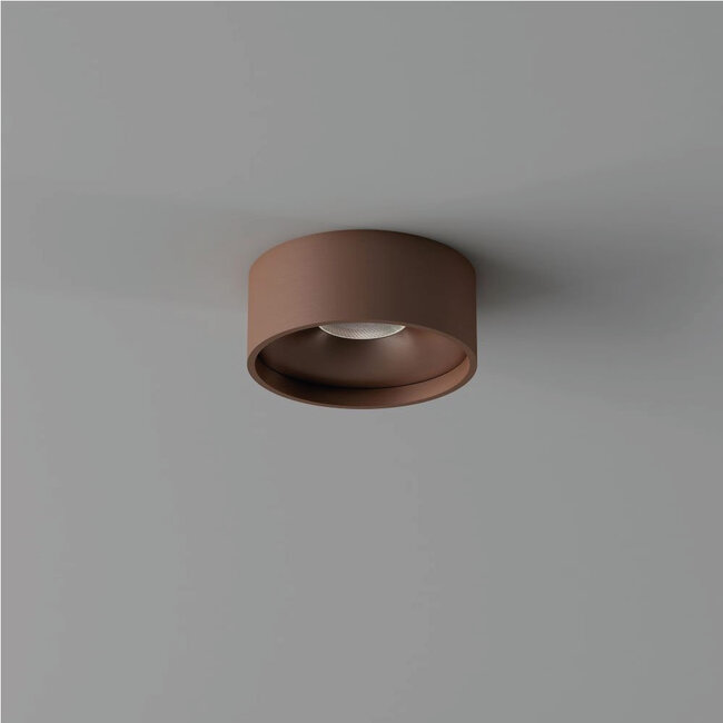 Ronde LED Plafondlamp IP54 Donker Brons | Artdelight Oran