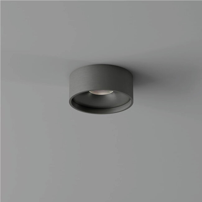 Ronde LED Plafondlamp IP54 Staal Grijs | Artdelight Oran