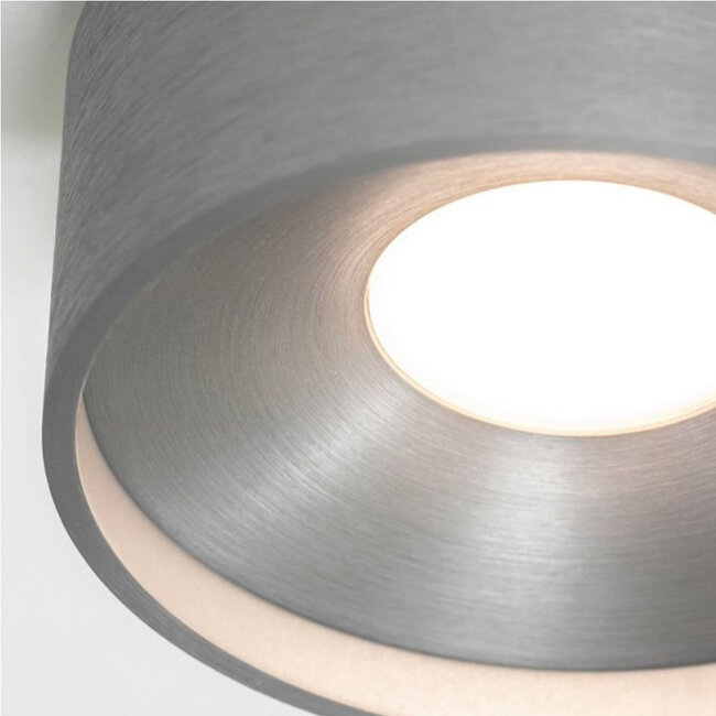 Ronde LED Plafondlamp IP54 Staal Grijs | Artdelight Oran