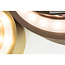 Moderne LED Plafondlamp 25cmØ Warm Goud | Artdelight Chicago 250
