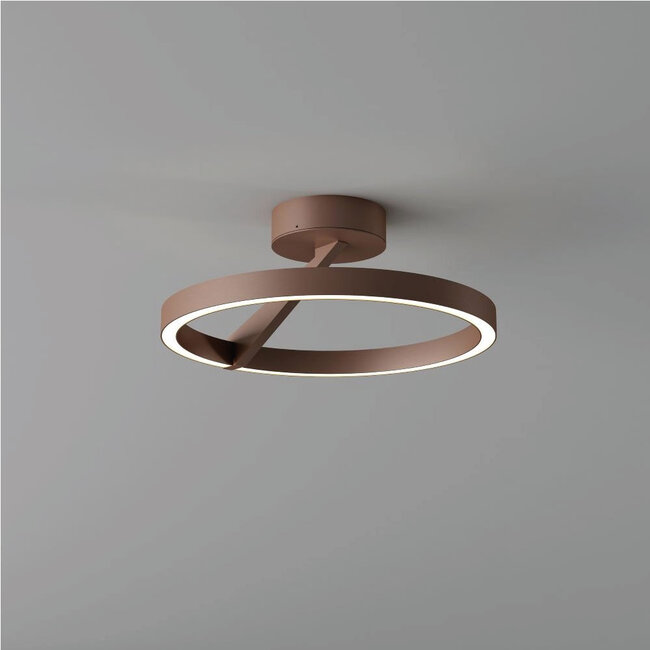 Industriële LED Design Plafondlamp Donker Brons | Artdelight Oregon