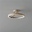 Industriële LED Design Plafondlamp Champagne | Artdelight Oregon