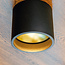 Industriële Moderne LED Plafondlamp Zwart/Mat Goud | Artdelight Orleans
