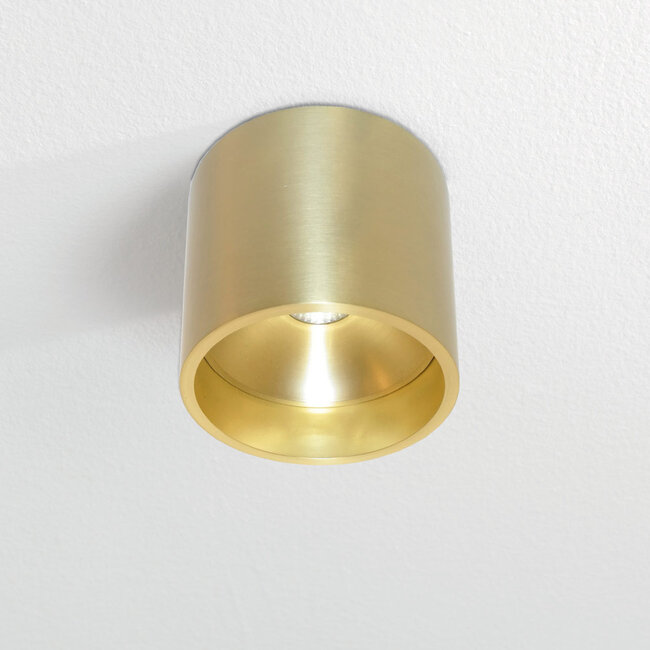 Industriële Moderne LED Plafondlamp Goud | Artdelight Orleans