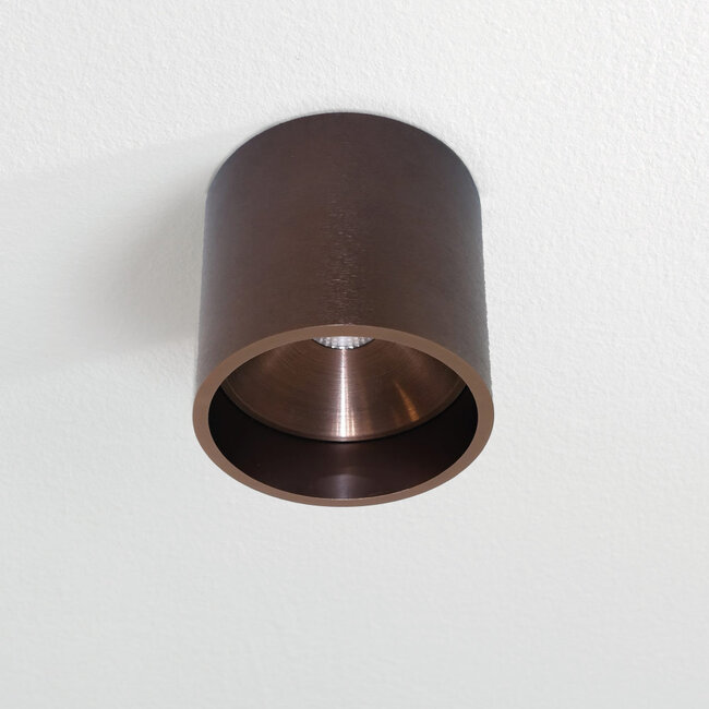 Industriële Moderne LED Plafondlamp Donker Brons | Artdelight Orleans