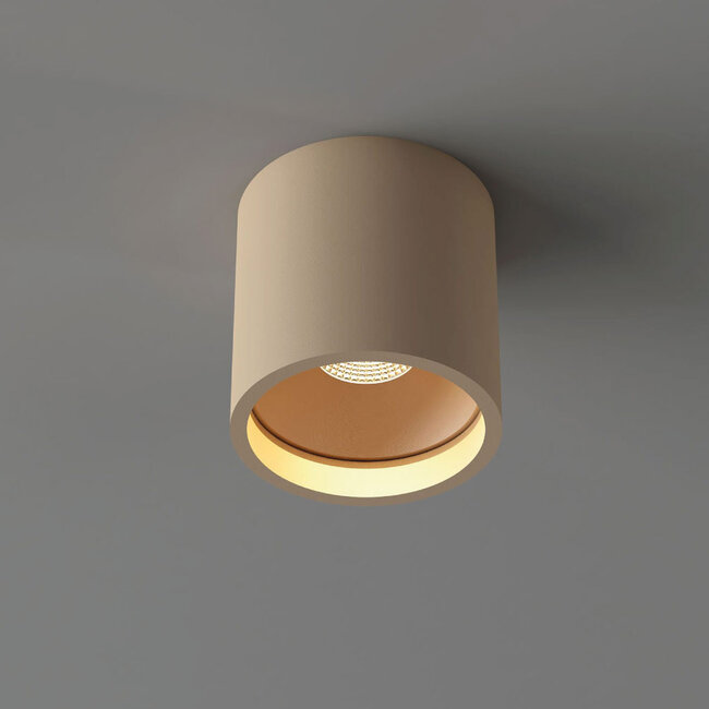 Industriële Moderne LED Plafondlamp Champagne | Artdelight Orleans