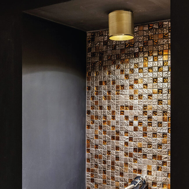 Industriële Plafondlamp met GU10 fitting Goud | Artdelight Costa