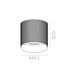 Industriële Plafondlamp met GU10 fitting Gun Metal | Artdelight Costa