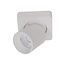 Moderne 1-lichts LED Design Spot Wit | Artdelight Laguna 1L