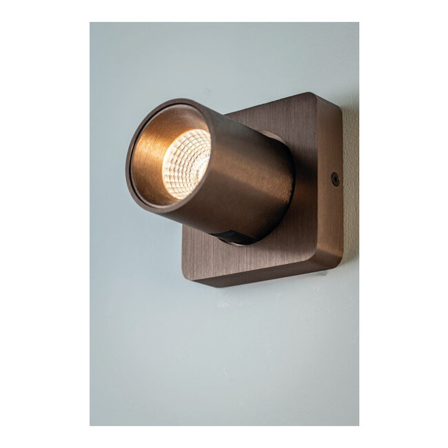 Moderne 1-lichts LED Design Spot Donker Brons | Artdelight Laguna 1L