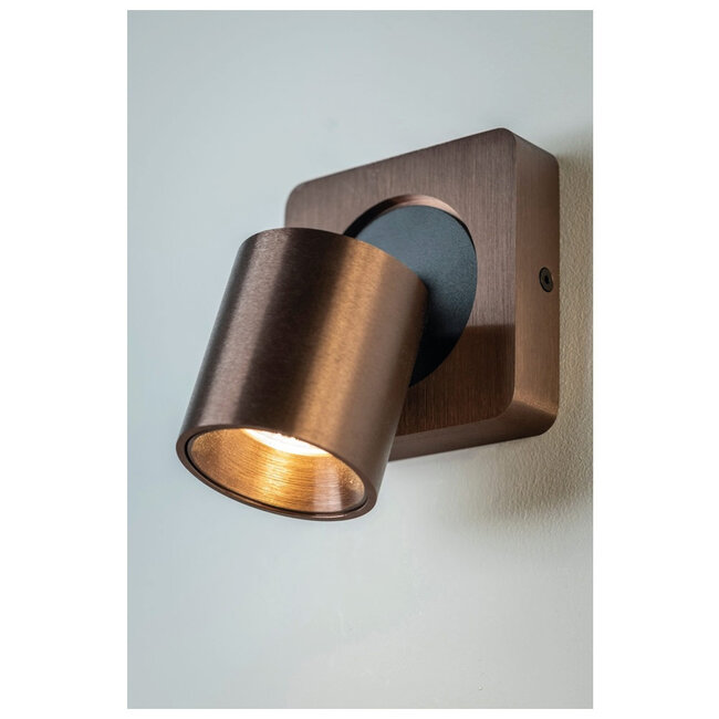 Moderne 1-lichts LED Design Spot Donker Brons | Artdelight Laguna 1L