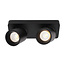 Moderne 2-lichts LED Design Spot Zwart | Artdelight Laguna 2L