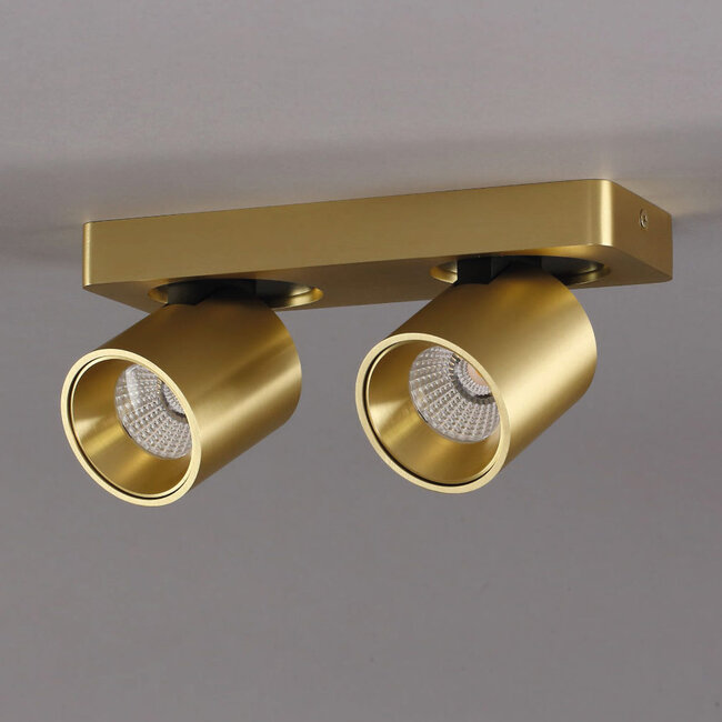 Moderne 2-lichts LED Design Spot Goud | Artdelight Laguna 2L