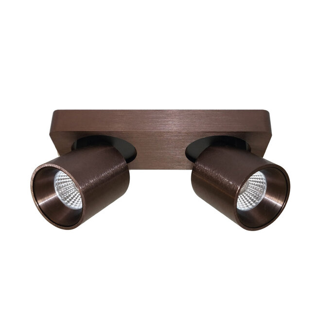 Moderne 2-lichts LED Design Spot Donker Brons | Artdelight Laguna 2L