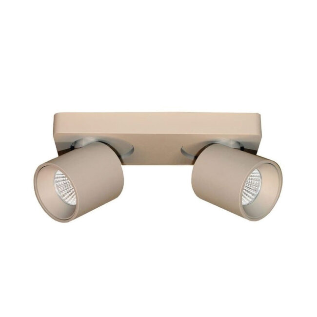 Moderne 2-lichts LED Design Spot Champagne | Artdelight Laguna 2L