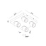 Moderne 4-lichts LED Design Spot Wit | Artdelight Laguna 4L