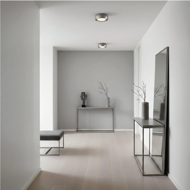 Moderne LED Design Plafondlamp Staal Grijs | Artdelight Montana