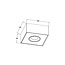 1-lichts Industriële LED Opbouwspot Dim to Warm Zwart | Artdelight Brooklyn 1L