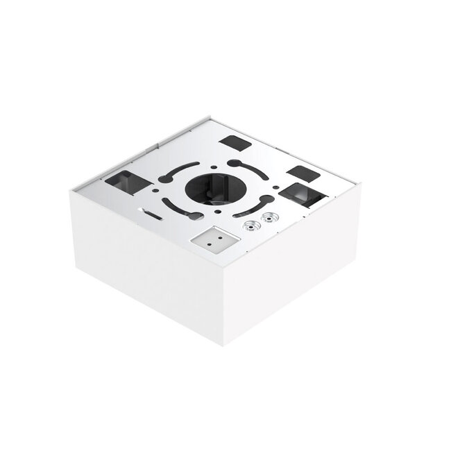 1-lichts Industriële LED Opbouwspot Wit | Artdelight Brooklyn 1L