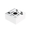 1-lichts Industriële LED Opbouwspot Wit | Artdelight Brooklyn 1L